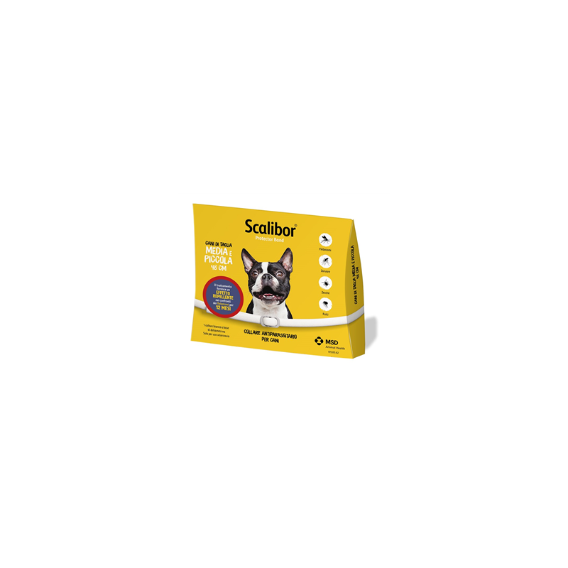 Msd Animal Health Scalibor Protectorband 0,760 G Collare Medicato Per Cani