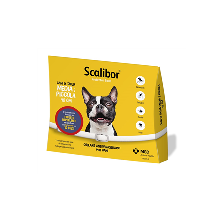 Msd Animal Health Scalibor Protectorband 0,760 G Collare Medicato Per Cani