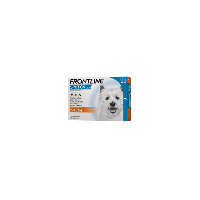 Frontline Spot-on Cani 2-10 kg 4 pipette