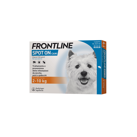 Frontline Spot-on Cani 2-10 kg 4 pipette