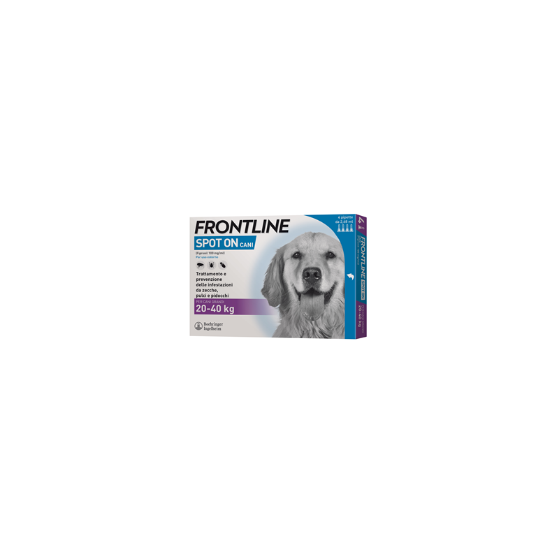 Frontline Spot-on Cani 20-40 kg 4 pipette