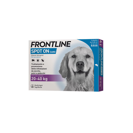 Frontline Spot-on Cani 20-40 kg 4 pipette