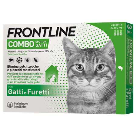 Frontline Combo Spot-on Gatti 3 pipette