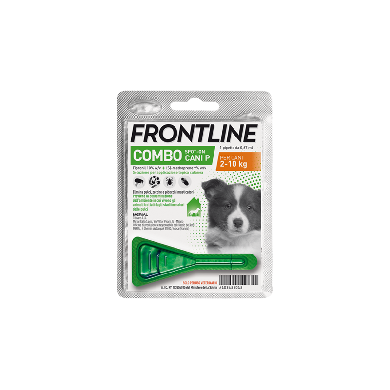 Frontline Combo Spot-on Cani P 1 pipetta 2-10 kg