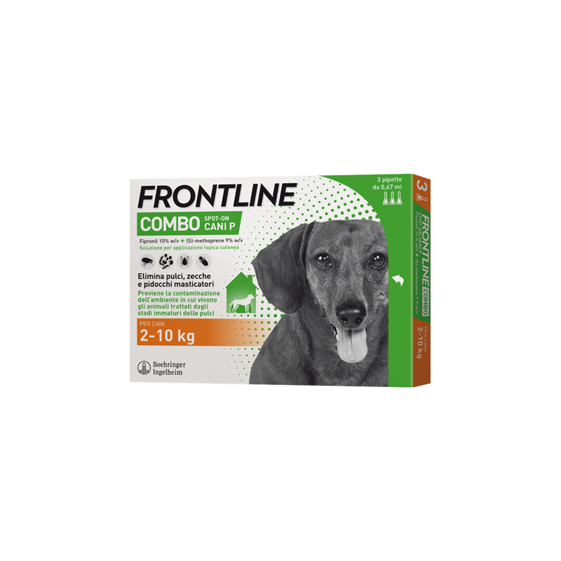 Frontline Combo Spot-on Cani 3 pipette 2-10 kg