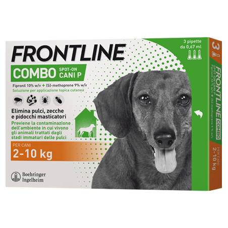 Frontline Combo Spot-on Cani 3 pipette 2-10 kg