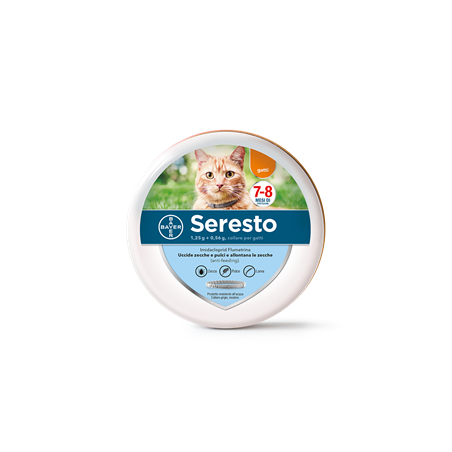 Elanco Italia Seresto 1,25 G + 0,56 G, Collare Per Gatti