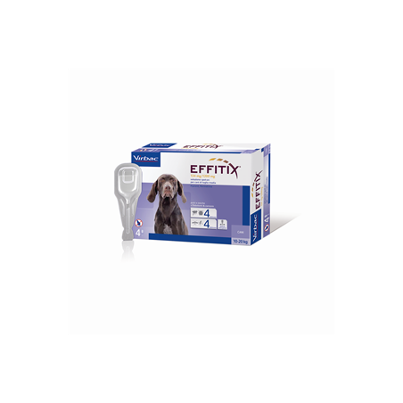 Virbac S. A. Effitix 134 Mg/1200 Mg Soluzione Spot-on Per Cani Di Taglia Media