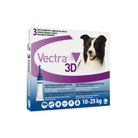 Ceva Salute Animale Vectra 3d 10-25 kg blu 3 pipette