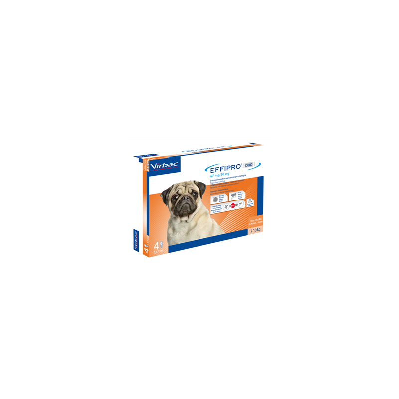 Virbac Effipro Duo 67 Mg/20 Mg Soluzione Spot-on Per Cani Di Piccola Taglia