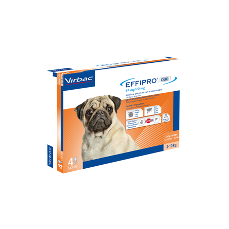 Virbac Effipro Duo 67 Mg/20 Mg Soluzione Spot-on Per Cani Di Piccola Taglia