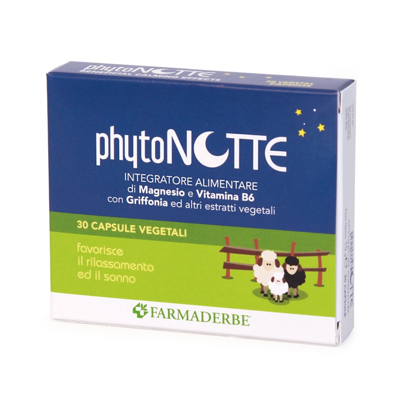 Farmaderbe Phyto Notte 30 Capsule Vegetali