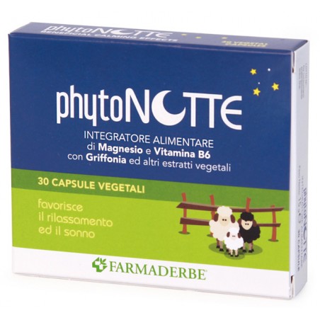 Farmaderbe Phyto Notte 30 Capsule Vegetali