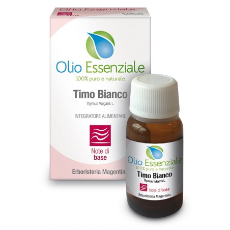 Erboristeria Magentina Timo Bianco Olio Essenziale 10 Ml