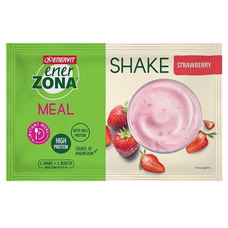 Enervit Enerzona Instant Meal Fragola Yoghurt 1 Busta Da 50 Grammi