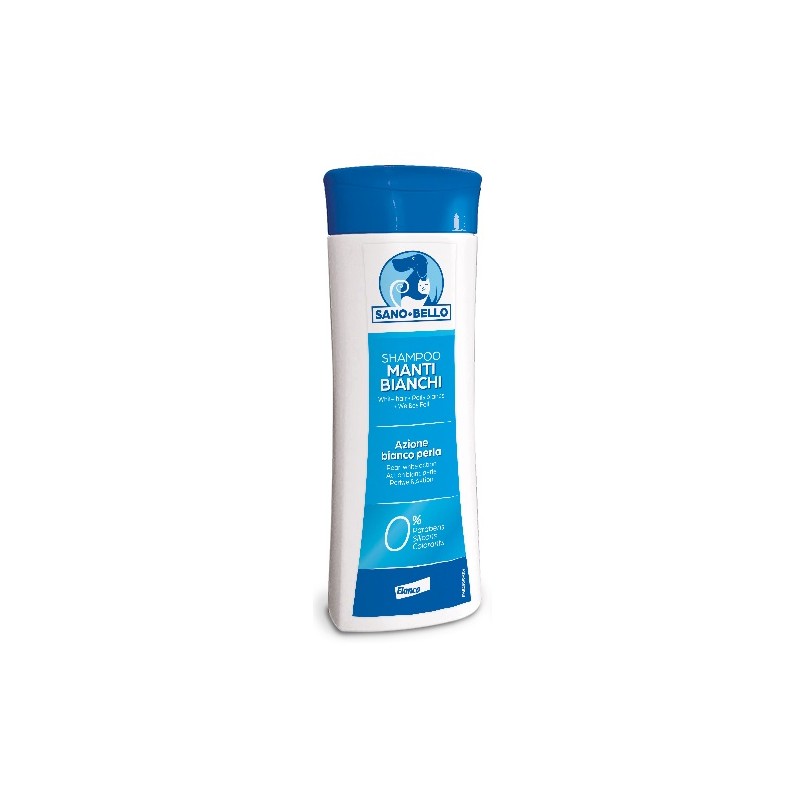 Elanco Italia Sano E Bello Shampoo Manti Bianchi Lunghi 250 Ml