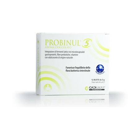 Ca. Di. Group Probinul 5 12 Bustine 5 G Aroma Cioccolato