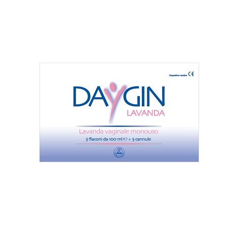 Ist. Chim. Internaz. Rende Daygin Lavanda Vaginale 5 Flaconi Da 100 Ml + 5 Cannule