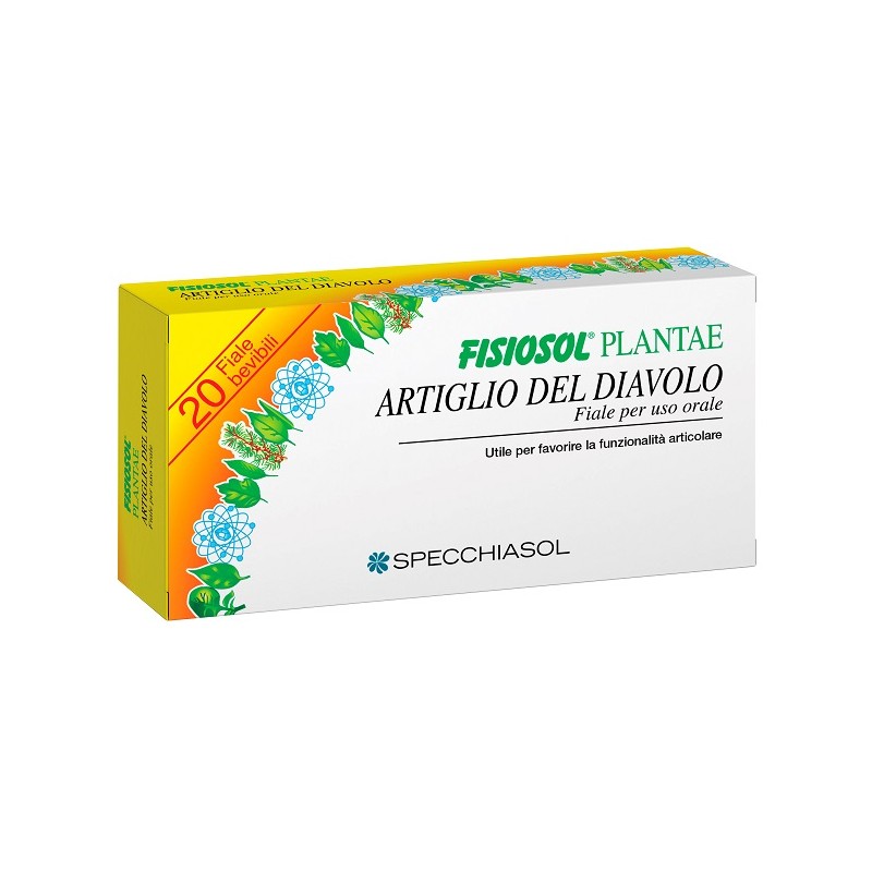 Specchiasol Fisiosol Plantae Artiglio Diavolo 20 Fiale 2 Ml