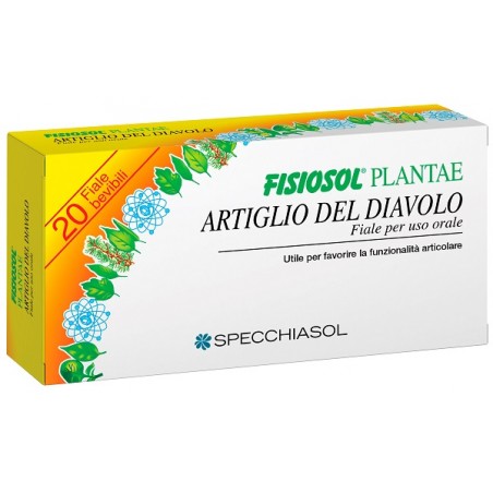 Specchiasol Fisiosol Plantae Artiglio Diavolo 20 Fiale 2 Ml