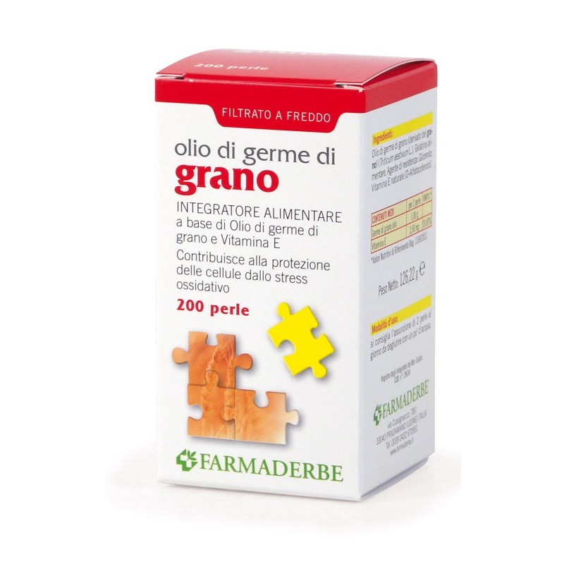 Farmaderbe Olio Di Germe Di Grano 200 Perle