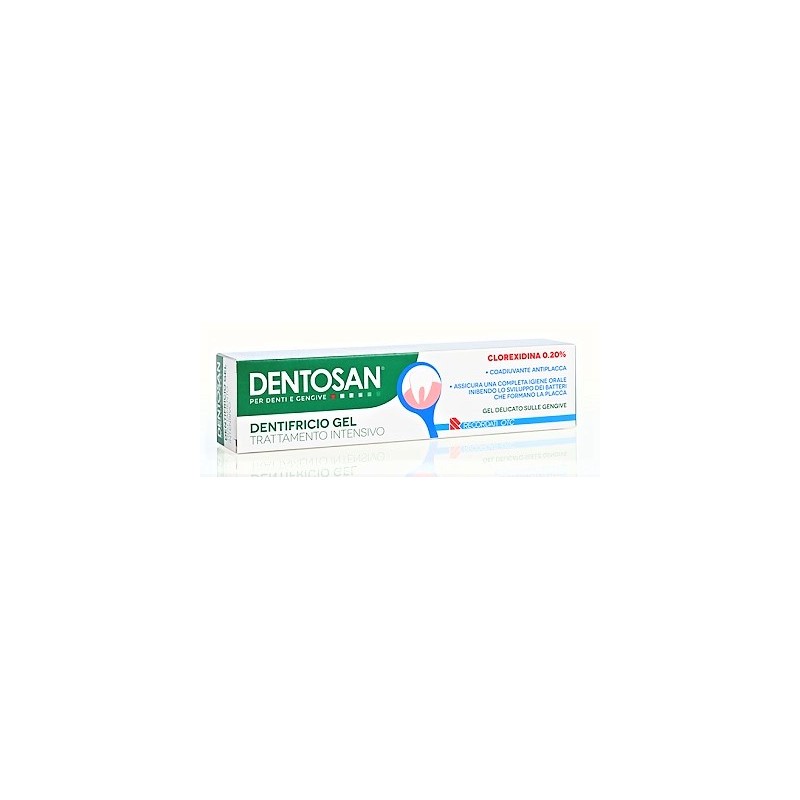 Recordati Dentosan Gel Dentifricio Clorexidina 0,2% 75 Ml