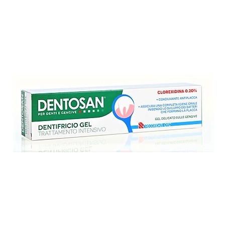 Recordati Dentosan Gel Dentifricio Clorexidina 0,2% 75 Ml