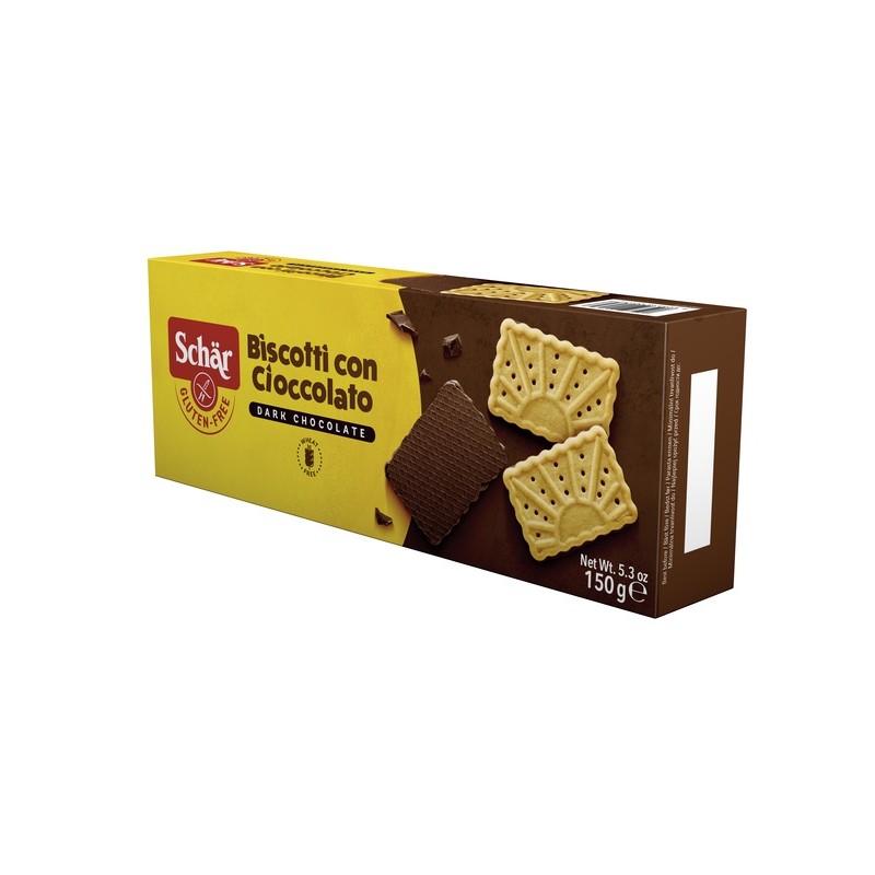 Dr. Schar Schar Biscotto Con Cioccolato Dark Chocolate 150 G