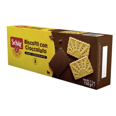 Dr. Schar Schar Biscotto Con Cioccolato Dark Chocolate 150 G