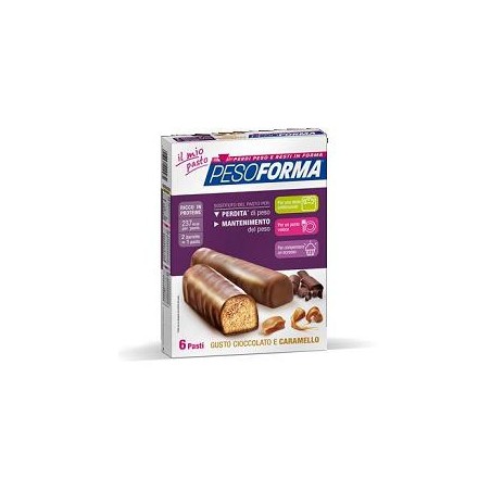 Nutrition & Sante' Italia Pesoforma Barretta Cioccolato Caramello 12 X 31 G