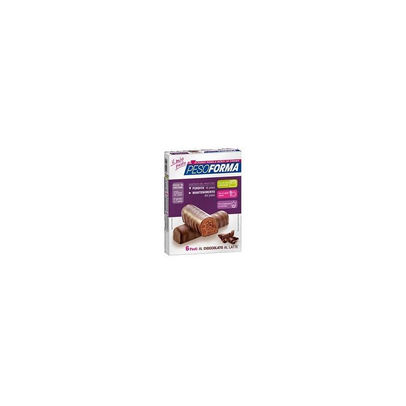 Nutrition & Sante' Italia Pesoforma Barretta Cioccolato Latte 12 X 31 G