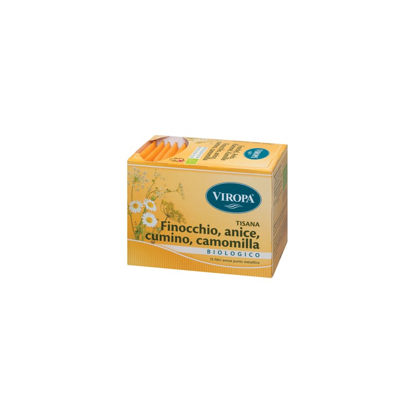 Viropa Import Viropa Finocchio/cumino/anice/camomilla Bio 15 Bustine