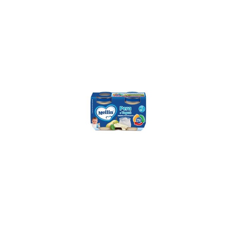 Danone Nutricia Soc. Ben. Mellin Merenda Yogurt Pera 2x120 G