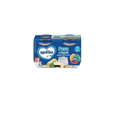 Danone Nutricia Soc. Ben. Mellin Merenda Yogurt Pera 2x120 G