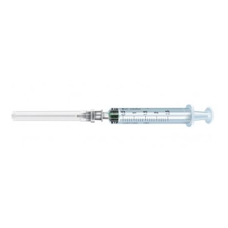 Pikdare Siringa Pic Monouso Sterile Con Ago Montato Misura Guage21x1 1/2 Capacita' 5ml Luer Centrale 1 Pezzo