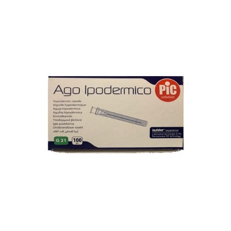 Pikdare Ago Sterile Pic In Blister Singolo Cono Luer Lock 1 1/2 Gauge 21 0,80x40mm 100 Pezzi