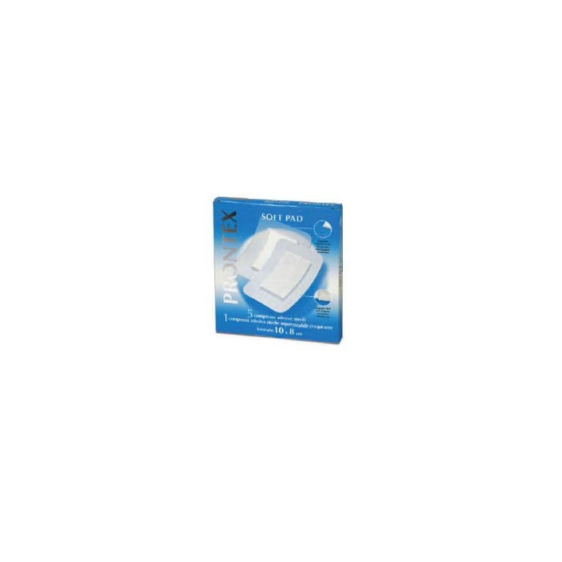 Safety Garza Compressa Prontex Soft Pad 10x8 Cm 6 Pezzi 