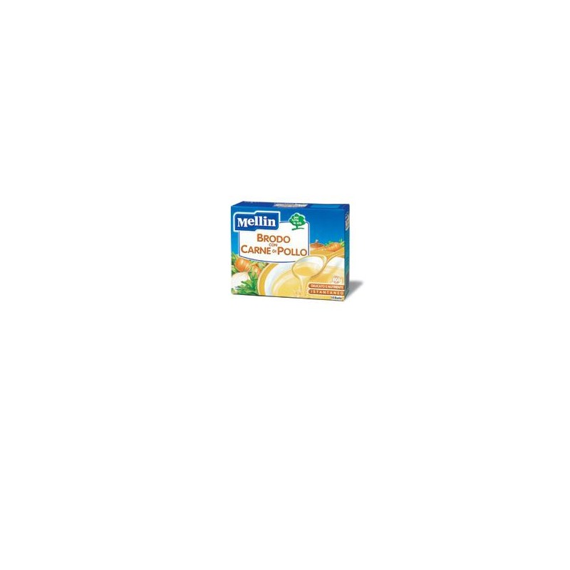 Danone Nutricia Soc. Ben. Mellin Brodo Carne Pollo 10 Bustine X 5 G