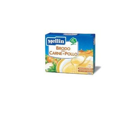 Danone Nutricia Soc. Ben. Mellin Brodo Carne Pollo 10 Bustine X 5 G