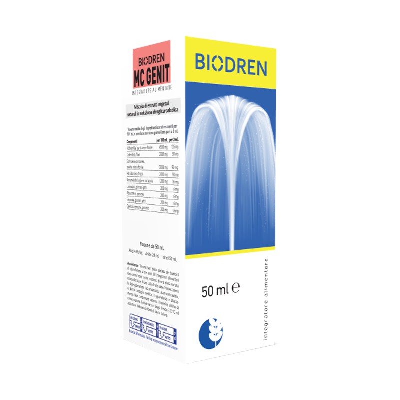 Biogroup Societa' Benefit Biodren Mc Genit Soluzione Idroalcolica 50 Ml