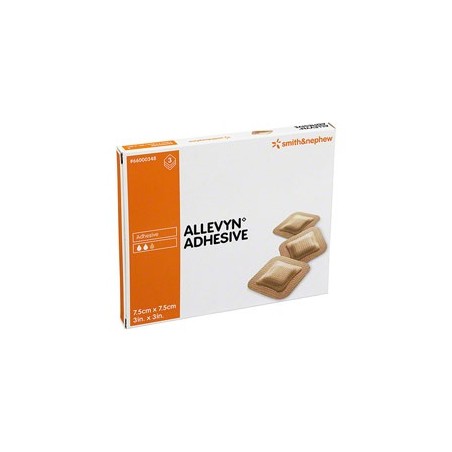 Allevyn adhesive 7,5X 7,5 cm 3 cerotti Medicati