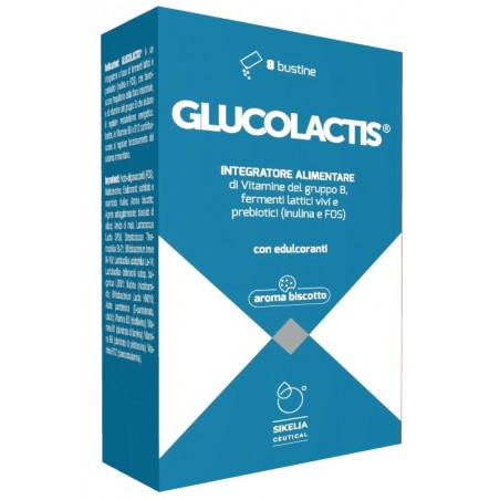 S. F. Group Glucolactis 8 Bustine Aroma Biscotto