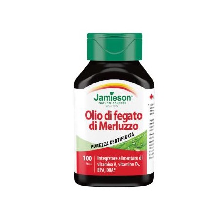 Biovita Jamieson Olio Di Fegato Di Merluzzo 100 Perle