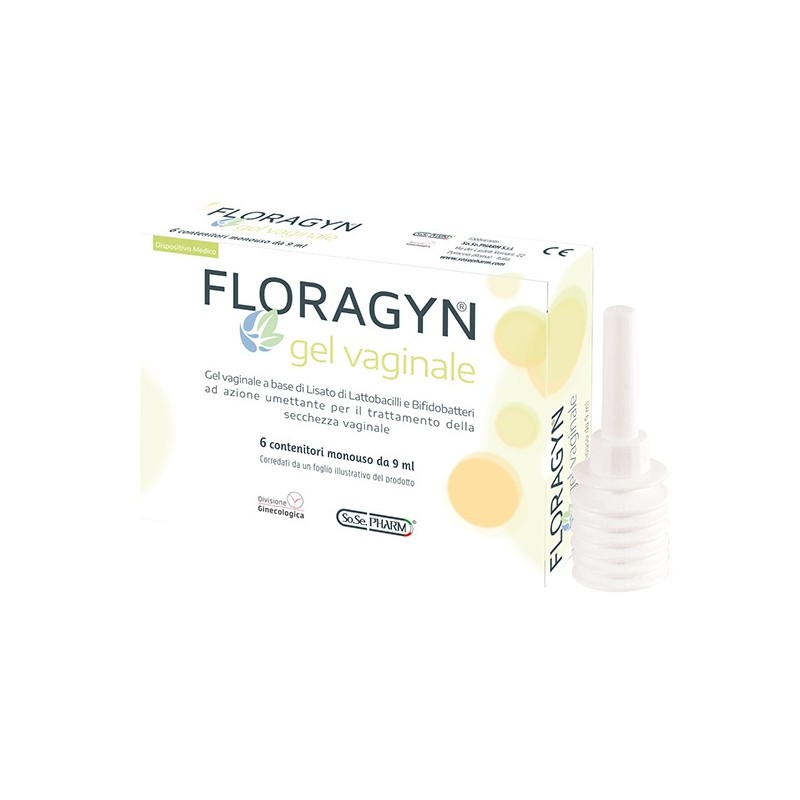 So. Se. Pharm Gel Vaginale A Base Di Lattobacilli Lisati Floragyn Gel 6 Tubetti Monodose 9ml