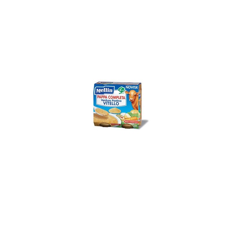 Danone Nutricia Soc. Ben. Mellin Pappa Completa Vitello 250 G 2 Pezzi