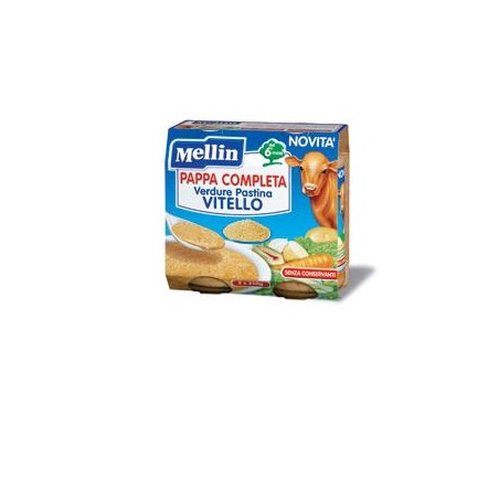 Danone Nutricia Soc. Ben. Mellin Pappa Completa Vitello 250 G 2 Pezzi