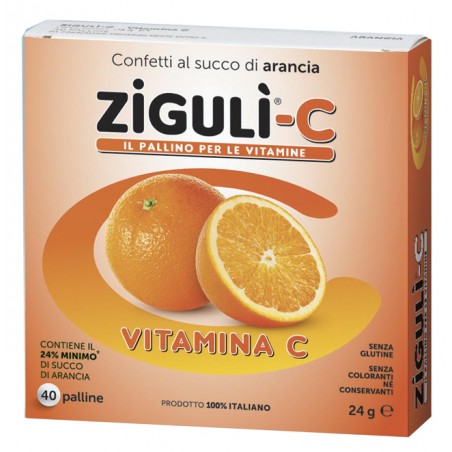 Falqui Prodotti Farmac. Ziguli C Arancia 40 Confetti 24 G