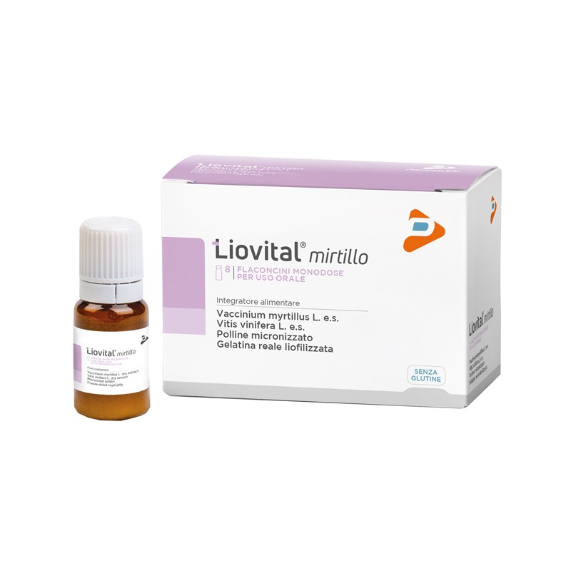 Pharma Line Liovital Mirtillo 8 Flaconcini 10 Ml