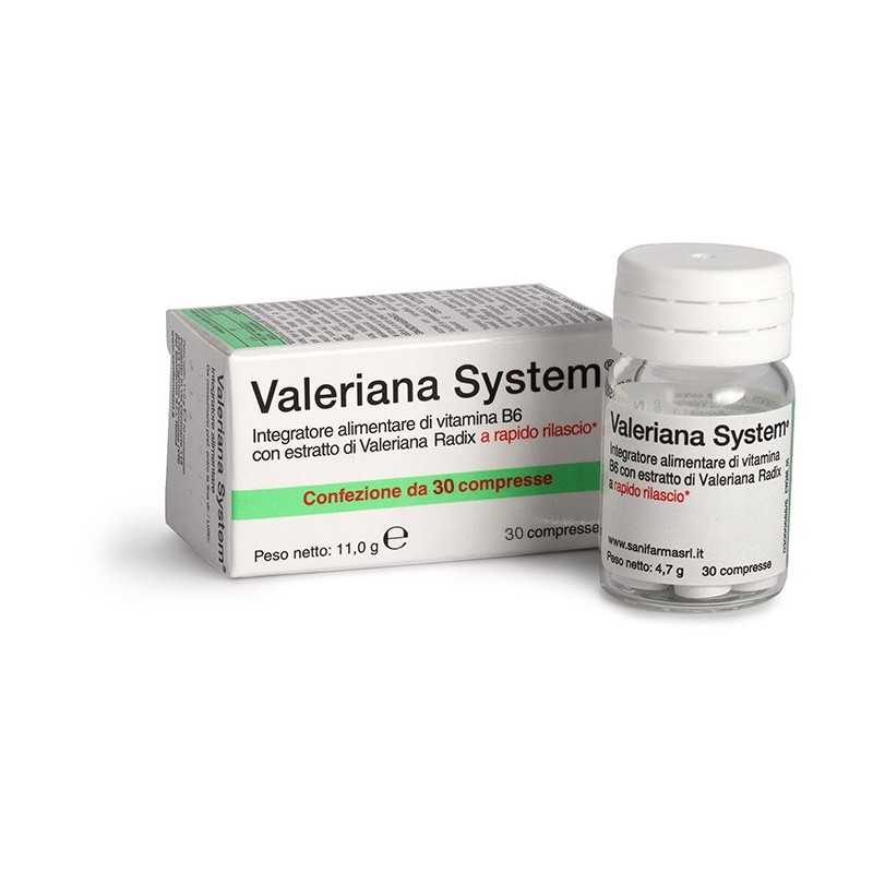 Sanifarma Valeriana System 30 Compresse