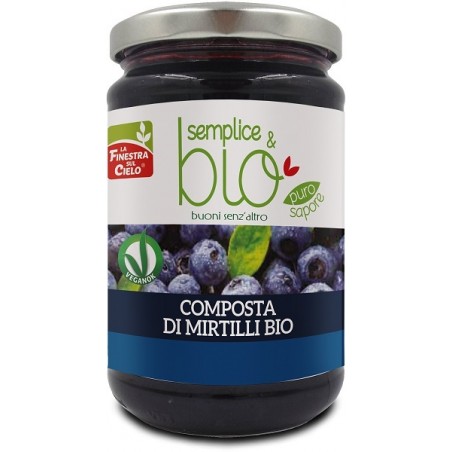 Biotobio Composta Di Mirtilli Bio Con Polpa Di Mela 320 G